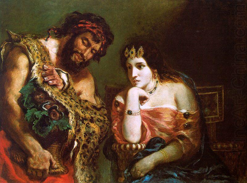 Eugene Delacroix Cleopatra and the Peasant china oil painting image